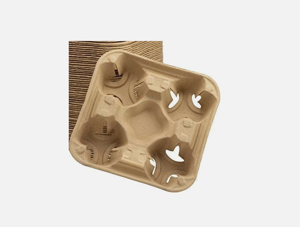 Premium Biodegradable 4 Cup Carrier 30 Packs