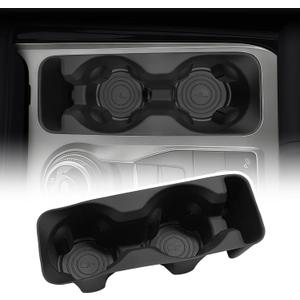 Cup Holder Inserts for Ford Explorer 2020-2024 Accessories, Anti-Slip Silicone Rubber Armrest Drink Center Console Cup Holder Organizer for Ford Explorer Accessories