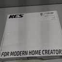 KES Matte Black Paper Towel Holder Countertop, Kitchen Paper Roll Holder Stand with Weighted Base Heavy for Standard or Gaint Rolls SUS304 Stainless Steel Matte Black, KPH202-BK