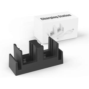 Charging Station Under Cabinet Lighting, Up to 4Pack Charging - Black