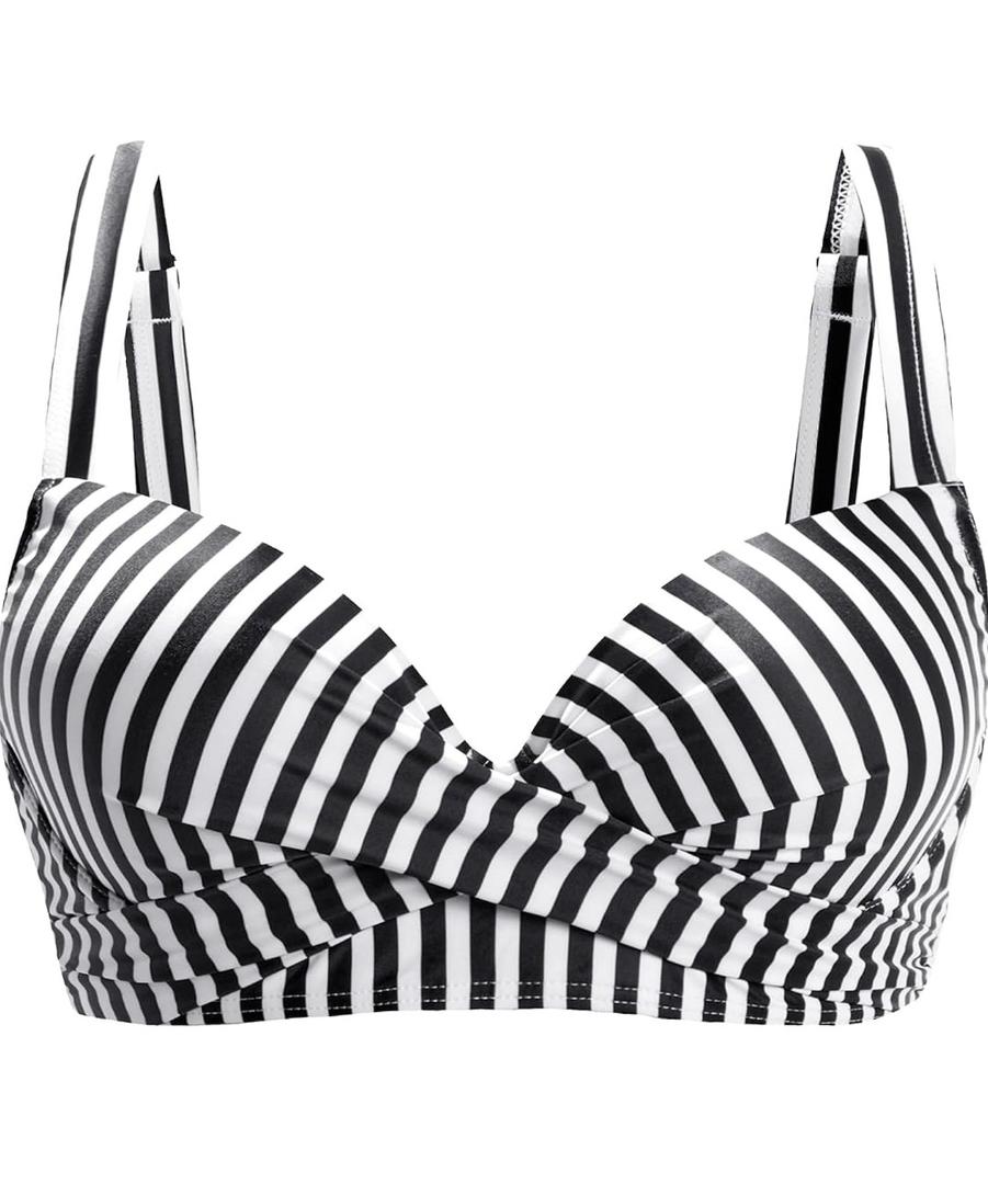 Aqua Eve Women Underwire Bikini Top - Push Up Swimsuit Top Bra Padded Bathing Suit 2025 Twist Front Swimwear