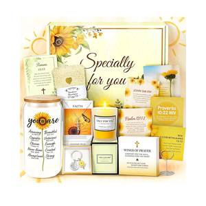 Christian Gifts For Women Faith -Inspirational Religious Birthday Gifts,Sunshine Box Spiritual Baptism Baskets for Her, Mom,Grandma,Wife,Mothers,Friend, Sister,Catholic&Encouragement Birthday Baskets