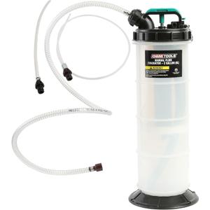 OEMTOOLS 24936 Manual Fluid Extractor Pump, 2 Gallon (8L) Oil Extractor Pump Capacity, Use for Oil, Coolant, and Transmission Fluid, 2 Dipstick Adapters, 5ft Hose (8.0 Liter)
