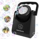 Bubble Machine for Kids Toddlers,Automatic Bubble Blower,Portable Adjustable Angle Bubble Maker,Bubbles Toy for 3 4 5 6 7 Year Old Boy Girl,Outdoor Party Birthday Easter Baskets Stuffers Gifts Black