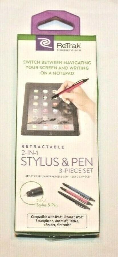 Retractable 2-in-1 Stylus & Pen