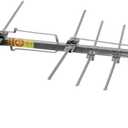 RCA Compact Outdoor or Attic Yagi HD TV Antenna with Super Long 75 Mile Range – Digital OTA Antenna for Clear VHF & UHF Reception, NexGenTV ™ Compatible, Supports 4K/8K 1080p TVs