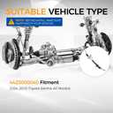 PAROD 4425008040 Power Steering Rack Pinion Assembly Fit for 2004-2010 Toyota Sienna All Models