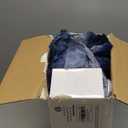 Westinghouse Electric Blanket Full, Faux Fur Heated Blanket with 10 Heating Levels & 1-12 Hours Auto Off, Soft Cozy Sherpa Heated Blanket Washable Blanket (80" x 84" Full Size, Indigo)