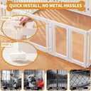 Acrylic Dog Playpen Indoor, Puppy Pens for Small Dogs & Puppies, 15 Panels