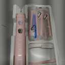 7MAGIC Sonic Electric Toothbrush for Adults and Kids - Up to 180 Days Runtime, 42000 VPM Powered Toothbrush, 5 Modes & 3 Intensities for Sensitive Teeth & Braces, Includes 8 Brush Heads, Pink
