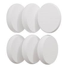 AmazerBath 6 PCS Lotion Applicator Replacement Pads, Back Sunscreen Applicator for Kids, Elderly, Women, Apply Cream Medicine Skin Cream Moisturizer Sunscreen Tanner, Handle Not Included, White