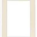 11x14 Mat for 12x18 Frame - Precut Mat Board Acid-Free Textured Cream 11x14 Photo Matte for a 12x18 Picture Frame, Premium Matboard for Family Photos, Show Kits, Art, Picture Framing, Pack of 1 Mat