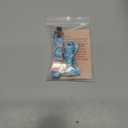 Lionheart glory Dog Bow Collar Easter Day Dog Collar for X-Small Dogs,Easter Rabbits Colorful Dog Collars with Bowtie Spring Bunnies Blue Collars Puppy Collar Bows