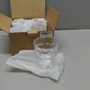 8.5 Ounce Washer Safe Set Of 4 Clear Drinking Glasses