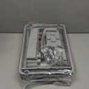 Sorgion 3 Tier Rolling Cart Organizer,Laundry Room Bathroom Organizers and Storage Office Shelves Mobile Shelving Unit Kitchen Trolley Cart with Wheels for Art,Craft,Diaper,Bedside,Snack(Grey)