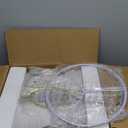 28" Table Lamps for Living Room Set of 2, Farmhouse Lamps for Bedroom with USB Ports, 3-Way Dimmable Nightstand Table Lamp (Bulbs Included) (Touch Control-Beige2)