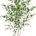 Nearly Natural 7ft. Artificial Birch Tree with Real Touch Leaves