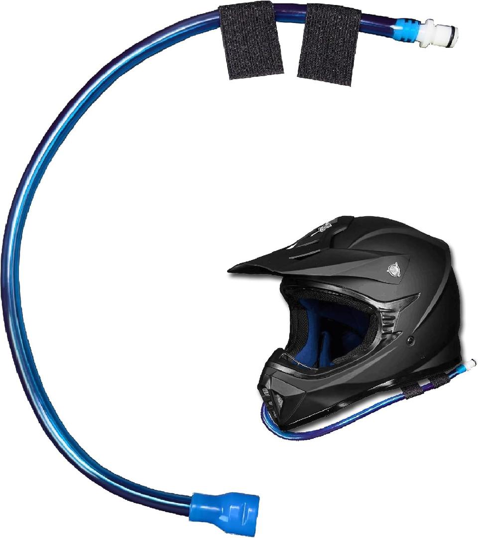 Helmet Hands-Free Drink Tube Kit, Quick Connector with Attachment