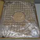 Serene Valley Sink Bottom Grid 13" X 15-1/2", Centered Drain with Corner Radius 3/8", Sink Protector SVH1416C