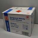 Basic Medical Blue Nitrile Exam Gloves, Latex-Free & Powder-Free Food-Safe House Cleaning Disposable Glove (1000 Pcs), M