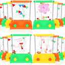 Zhanmai 16Pcs Handheld Water Game Arcade Water Ring Toss Water Tables for Beach Toy Party Favor Fun Game Entertainment, Without Water (Assorted, Stylish)