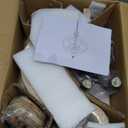 5-Lights Wood Farmhouse Chandelier, Dining Room Light Fixture, Industrial Rustic Farmhouse Chandeliers for Dining Room Kitchen Island Bedroom Foyer Hallway Front Door (Distressed white)