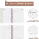 Rileys Academic Planner 2025-2026, Daily, Weekly & Monthly Planner, July 2025 - June 2026, Student Notes Pages, Twin-Wire Binding, Weekly Agenda for School & Work (8.5 x 11-Inches, Green)