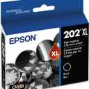 EPSON 202 Claria Ink High Capacity Black Cartridge (T202XL120-S) Works with WorkForce WF-2860, Expression XP-5100