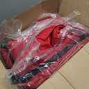 Sterno Delivery Leak Proof Insulated Bag, Hot and Cold Container for Catering and Food Transport, Durable Red Cloth Exterior with Tear-Resistant Vinyl Liner, 15L x 23W x 13.5H