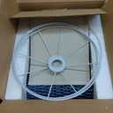 Terpsichore Nightstand Lamp Bedside Lamps Set of 2 Vintage Rustic Farmhouse Table Lamp 3 Way Dimmable Horizontal Stripe Light,Suitable for Living Room Bedroom,with Linen Shade LED Bulb,USB A+C Port