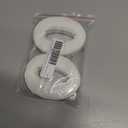 Replacement Ear Pads for Sennheiser HD 4.50BT, HD 4.50BTNC, HD 4.50SE, HD 4.40BT, HD 4.30G, HD 4.20S, HD 458BT, HD 450BT, HD 400S, HD 350BT, HD300, Headphones Ear Cushions Cups Covers (White)