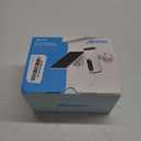 ANRAN Solar Security Cameras Wireless Outdoor with Light,2K Porch Floodlight Camera with Color Night Vision & AI Motion Detection,2-Way Talk Spotlight Siren Alarm, Compatible with Alexa (White)