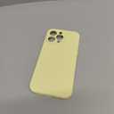 LOVE 3000 Designed for iPhone 15 Pro Max Case, Premium Silicone with [Soft Anti-Scratch Microfiber Lining] Shockproof Protective Phone Case for Men Women Girls 6.7", Creamy Yellow