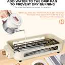 Pukomc Electric Indoor Grill,2 in 1 Indoor Grills for Kitchen