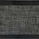 Anti-Fatigue Floor Comfort Mat - 18 x 30 Inch (Clarke Black) - Non-Slip Kitchen Mats for Floor - Easy to Clean Cushioned Standing Mat for Bathroom & Office Desk - Achim Home Dcor