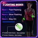 GIFTINBOX 12/6 PCS LED Light Up Bracelets for Kids Adults, LED Glow Flashing Arm Wrist Bands, Glow in The Dark Party Supplies for Night Events, Festivals. Party Favors For Concerts Rave Sports