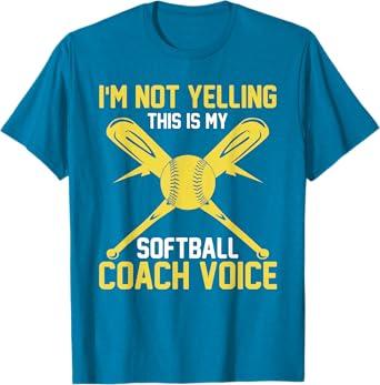 Softball Coaching Voice - Assistant Coach Softball T-Shirt