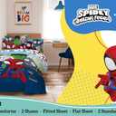 Sunny Side Up Marvel Spidey & His Amazing Friends Full Comforter Set - 7 Piece Kids Bedding Includes Comforter, Sheets & Pillow Cover - Super Soft Superheroes Microfiber Bed Set Multi - Spidey & Friends, 7 Piece Full