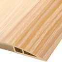 Vinyl Door Threshold Flooring Transition Strip Self Adhesive Carpet Edging Strip for Laminate Doorway Edge Threshold from 3/5" to 4/5" (Light Yellow Wood Grain, 3.3 Ft)