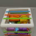 LiKee Shape Sorter Toys for 1+ Years Old, 10pcs Montessori Baby Blocks, Sensory Toddler Learning Toy for Fine Motor Skills, Infant Developmental Toys Gift for Boys Girls Ages 18+ Months