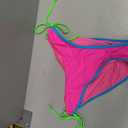 Blooming Jelly Women Cheeky Bikini Sets 2 Piece Swimsuits Bathing Suit | String Bikini Sets withTie Sides for a Custom Fit, Curvy Cutout Design with Cheeky Bottom, for Sunbathing and Beach Days, Medium