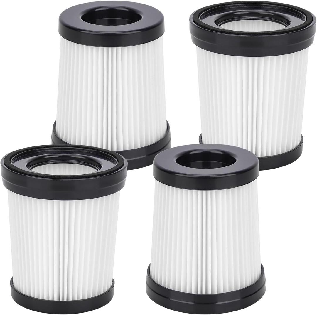 Vacuum Filter Replacement For Fabuletta FSV001/FSV101,Girnoor G160/G165, Lubluelu 202, Oraimo OSV-102, VacLife VL732/VL206,Besswin W26,Afoddon A300 Stick Vacuum Cleaners - 4 Pack