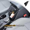 JWWY for Bronco Armrest Storage Box Center Console Organized Compatible with 2021-2026+ Ford Bronco Interior Accessories(Not Suitable for Manual)