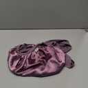 YANIBEST Silk Bonnet for Sleeping Women Adjustable Double Layer Satin Bonnet Reduce Friction Prevent Frizz Natural Curly Hair (Large, Purple)