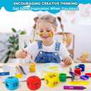 2 x Garybank 12 Pack Bath Crayons for Toddlers 1-3, with 3 Drawing Prompt Dice, Non-toxic Formula Bathtub Crayons, Washable & Smoothly Paint Wet and Dry On Wall, Easy Grip Shell to Draw
