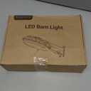 Karjoefar LED Barn Light, Dusk to Dawn Outdoor Lighting with 100W 10000LM 5000K Daylight, IP65 Waterproof Outdoor Security Flood Lights for Garage Yard Street Warehouse Use