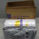 Sunheir Extra Large Orthopedic Dog Bed for Big Dogs  XL Waterproof Dog Bed with Removable Washable Cover & AntiSlip Bottom, Crate Bed, Deluxe Plush Pet Bed Mat (Grey)