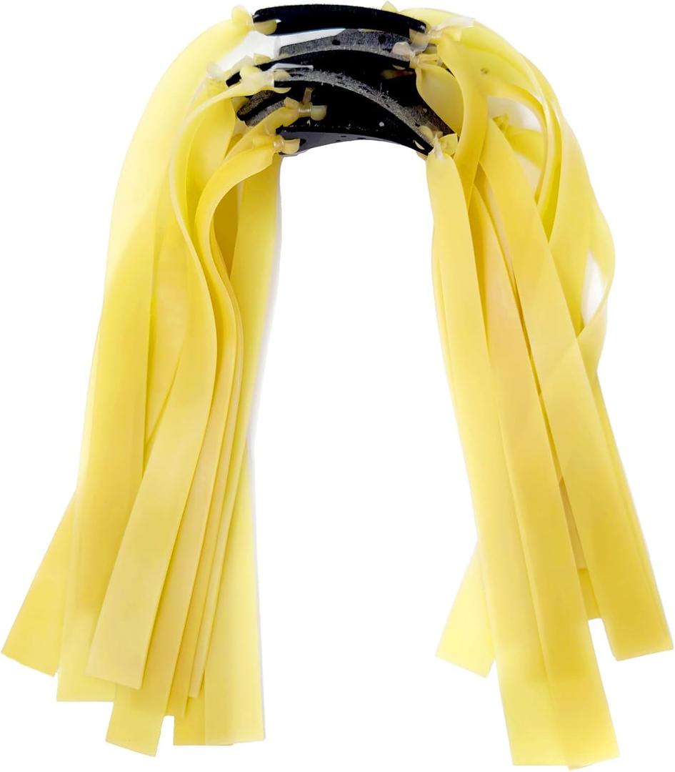 10 Pcs Slingshot Flat Rubber Bands 2mm Thickness Flat Rubber Band Slingshot Replacement Bands Hunting Catapult Elastic Bungee for Outdoor Jungle Hunting