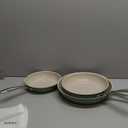 Redchef Non Stick Ceramic Frying Pan Set, Non Toxic Ceramic Pans for Cooking, 8" 9.5" 11" Skillet Set, No PFAS & PTFE & PFOA with Stainless Steel Handle, Dishwasher & Oven Safe Max up to 842F (Green)