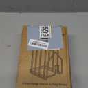 LINFIDITE Cutting Board Rack Chopping Board Organizer Stand Holder Kitchen Countertop Pots Pan Lids Rack Organizer Flat Steel 4.92Lx5.71Wx8.46H in. White